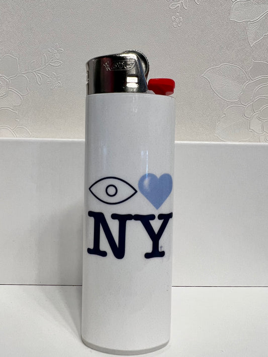 Eye Heart NY Blue Lighter