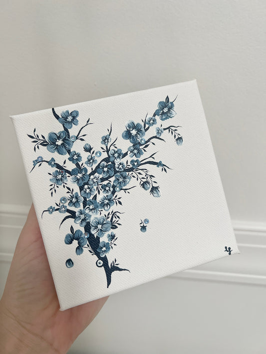 Floral I Mini Canvas