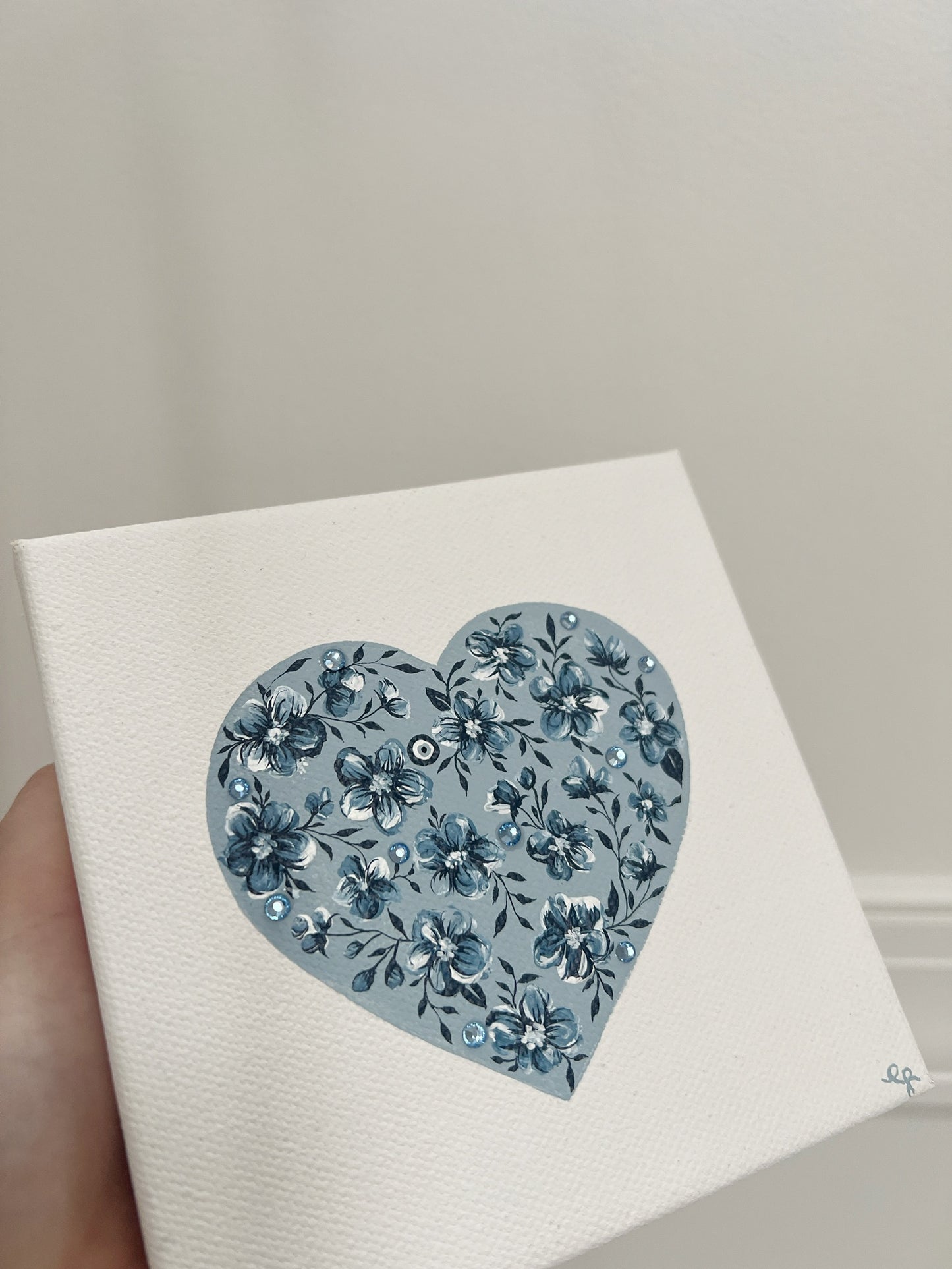 Heart I Mini Canvas