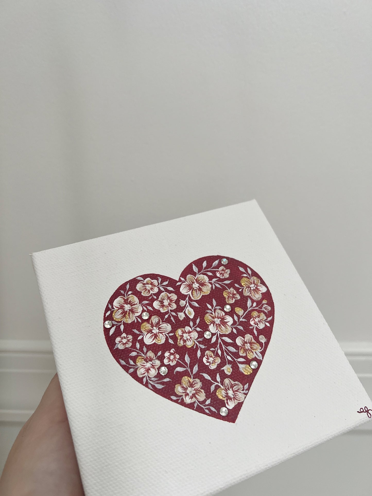 Heart III Mini Canvas