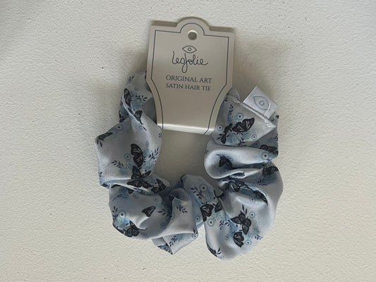 Signature Blue Butterfly & Floral Hair Tie