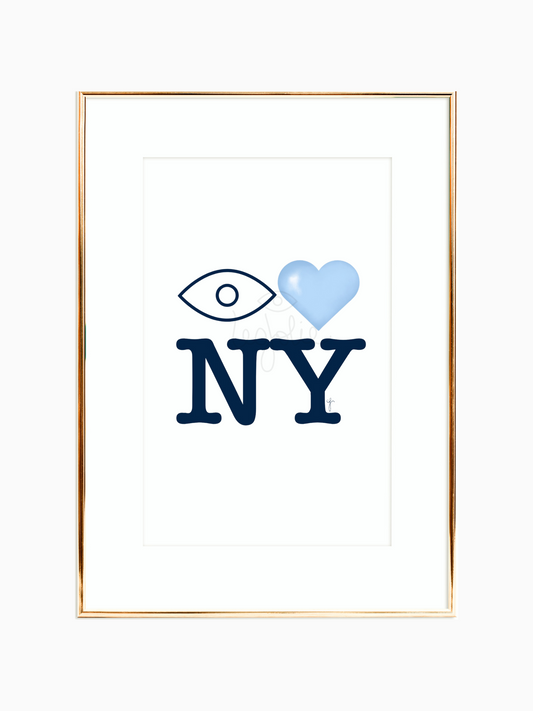 Eye 💙 NY Print