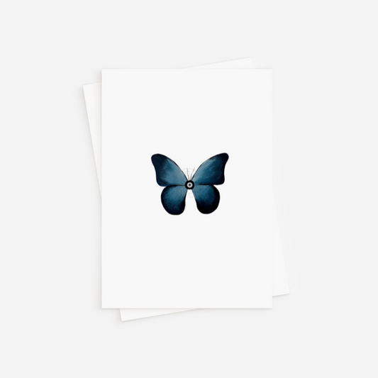 Blue Morpho Butterfly Greeting Card