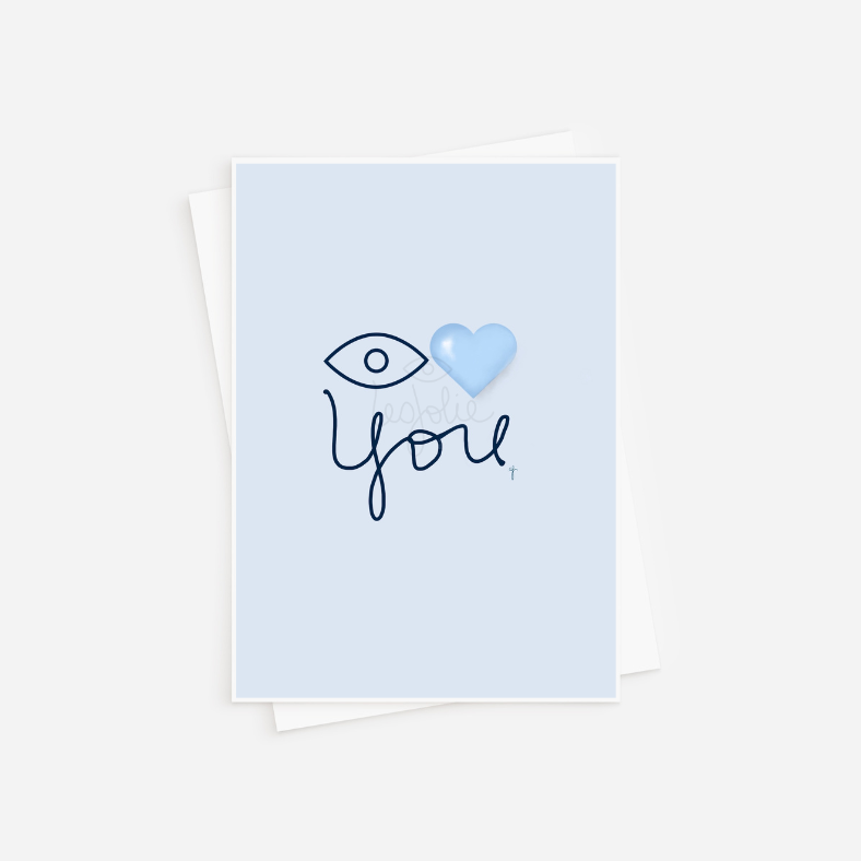 Eye Heart You Greeting Card