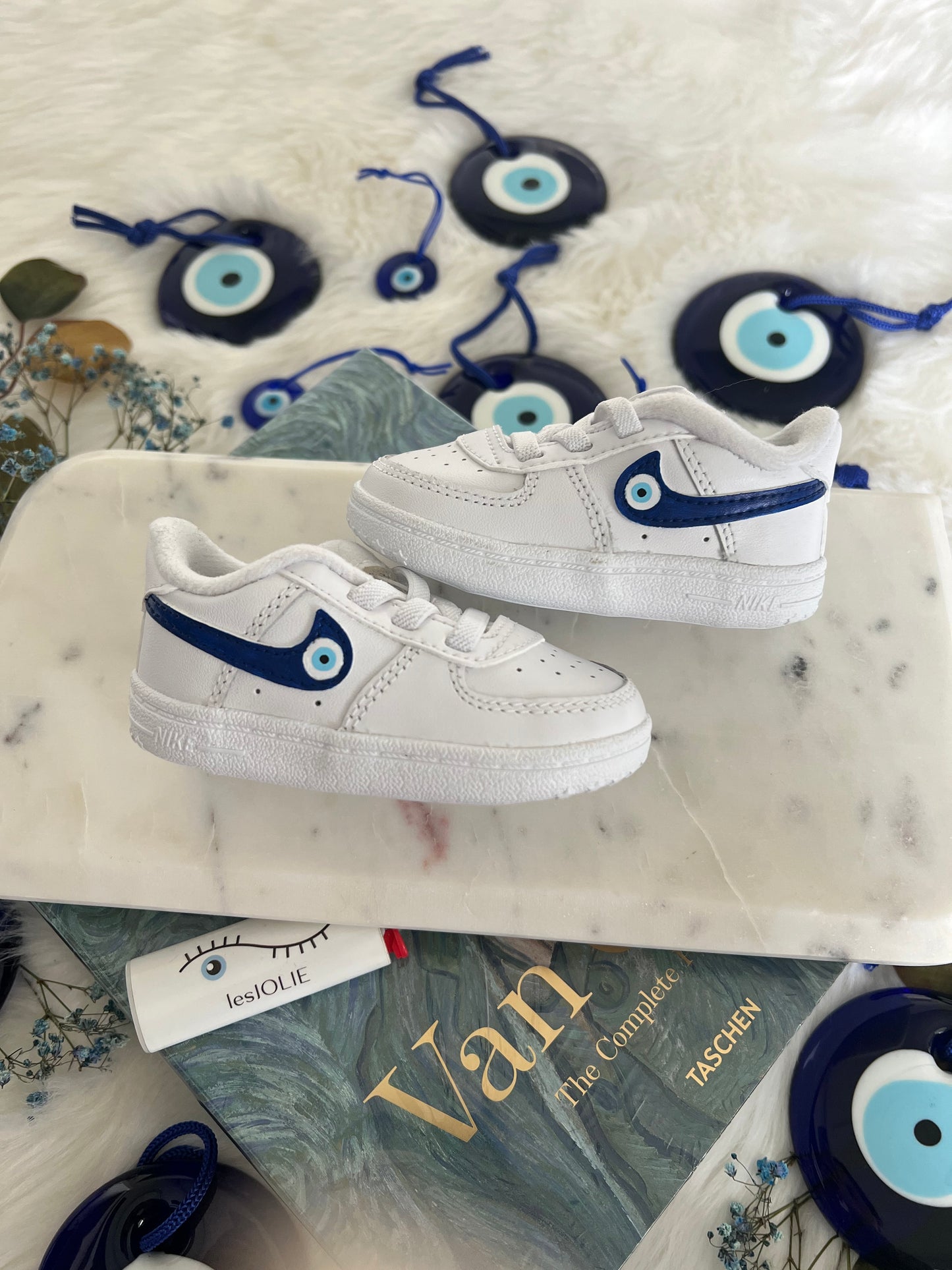 Evil Eye Airforce Sneakers - Toddler