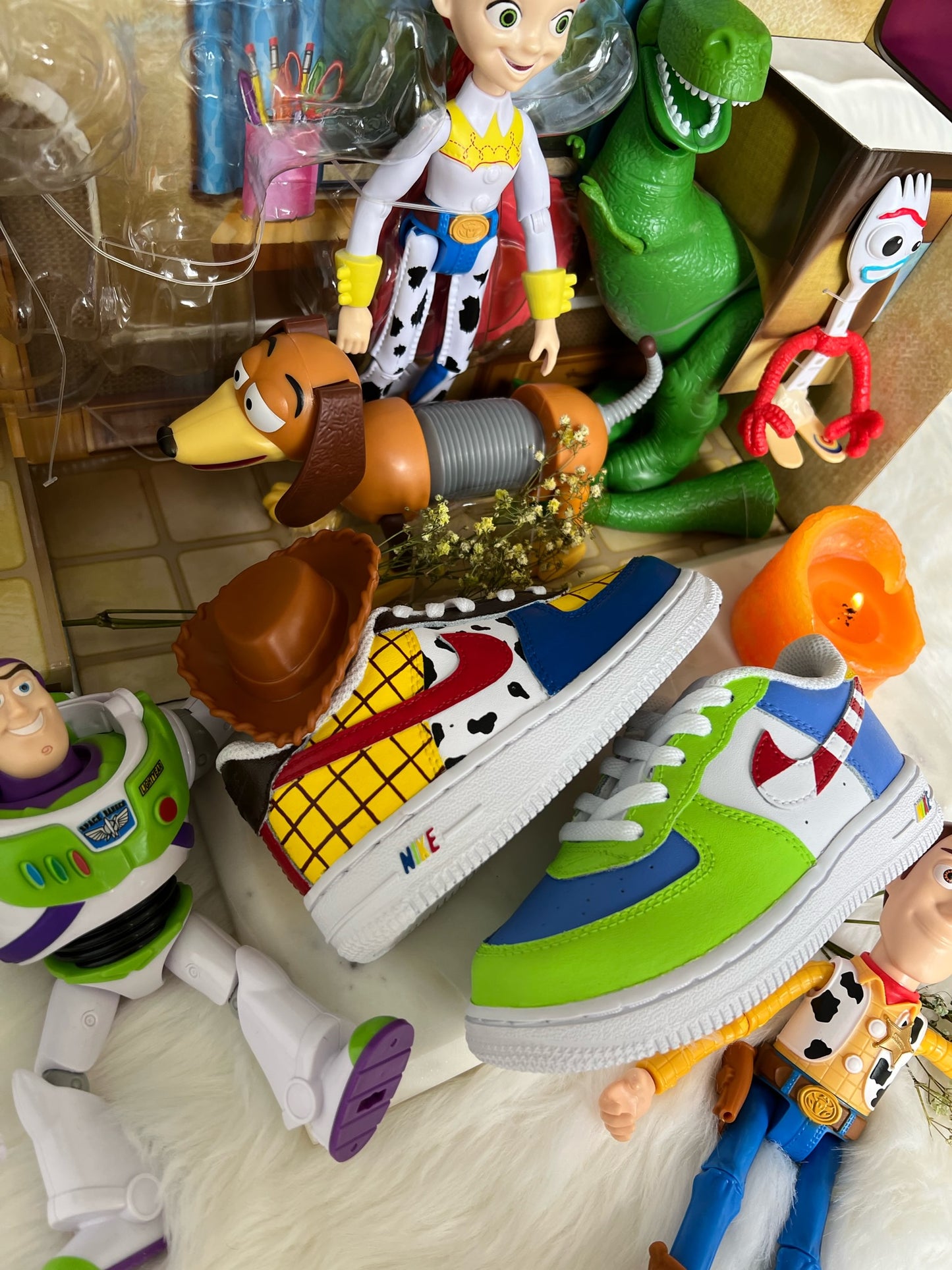 Toy Story Inspired Airfoce Sneakers