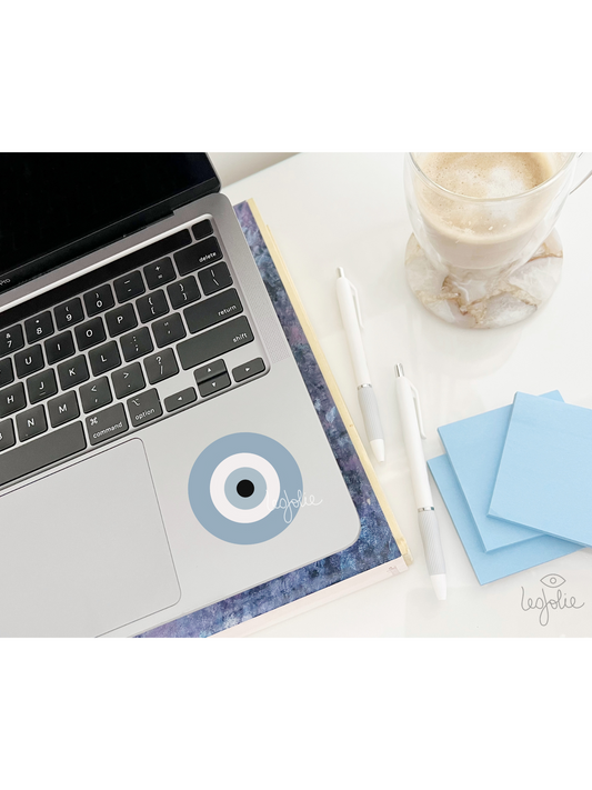 Signature Blue Protective Eye Sticker