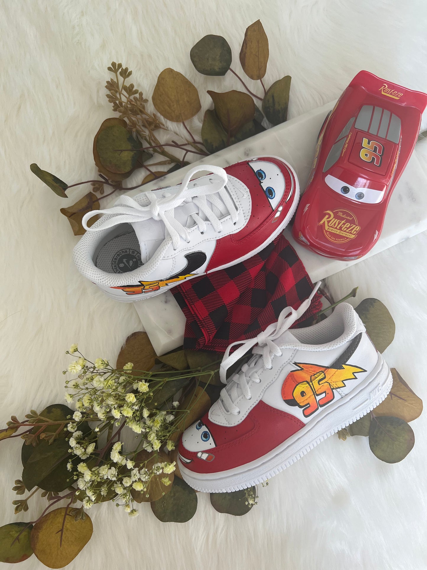 Disney Cars Inspired Airforce Sneakers