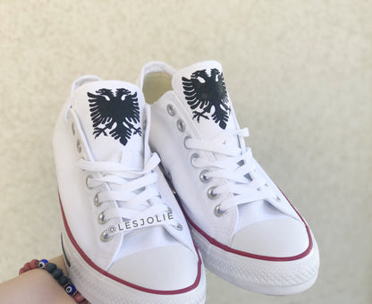 Shqiponja Albanian Eagle Converse Sneakers