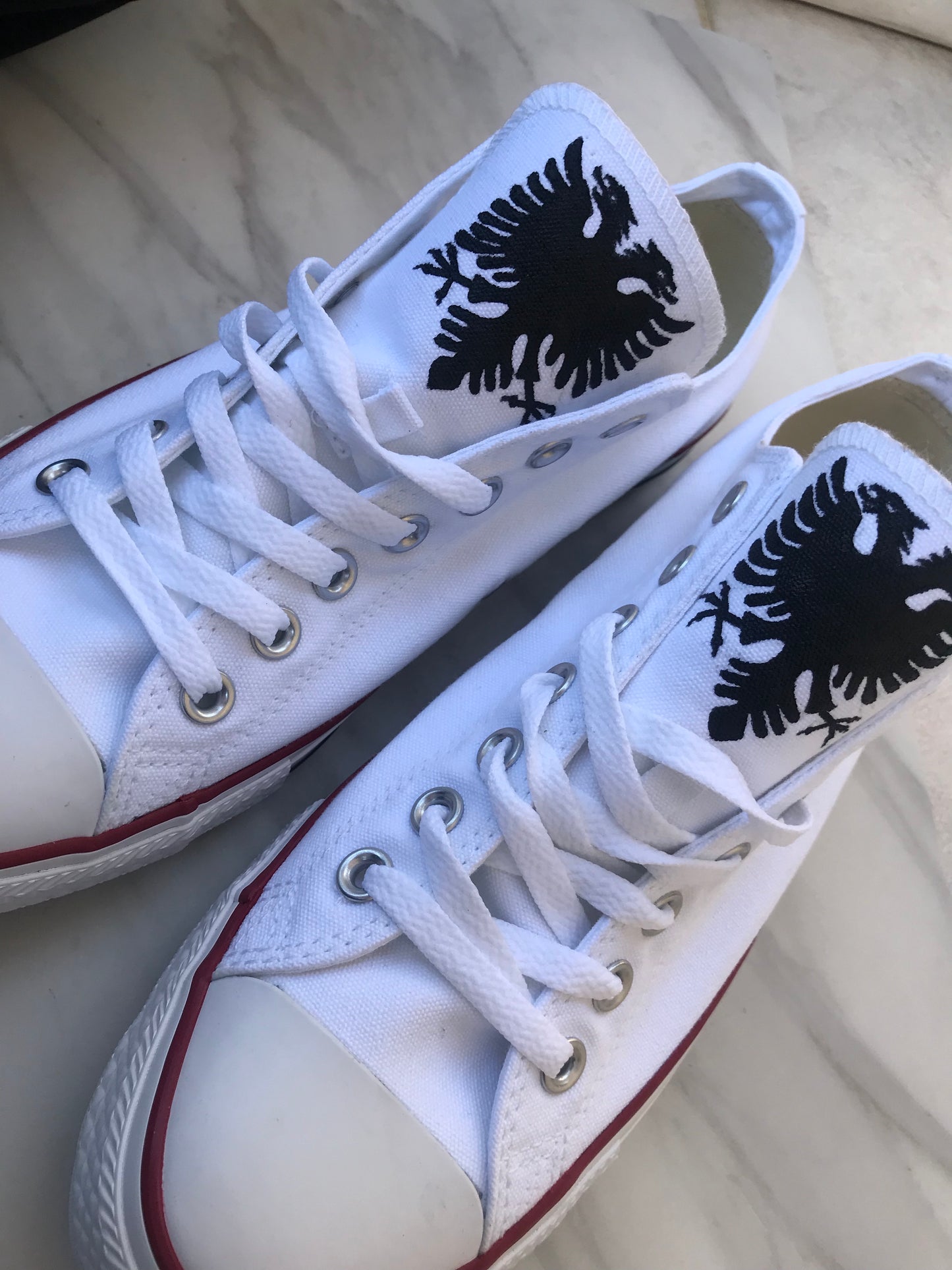 Shqiponja Albanian Eagle Converse Sneakers