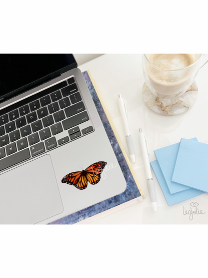 Monarch Butterfly Sticker