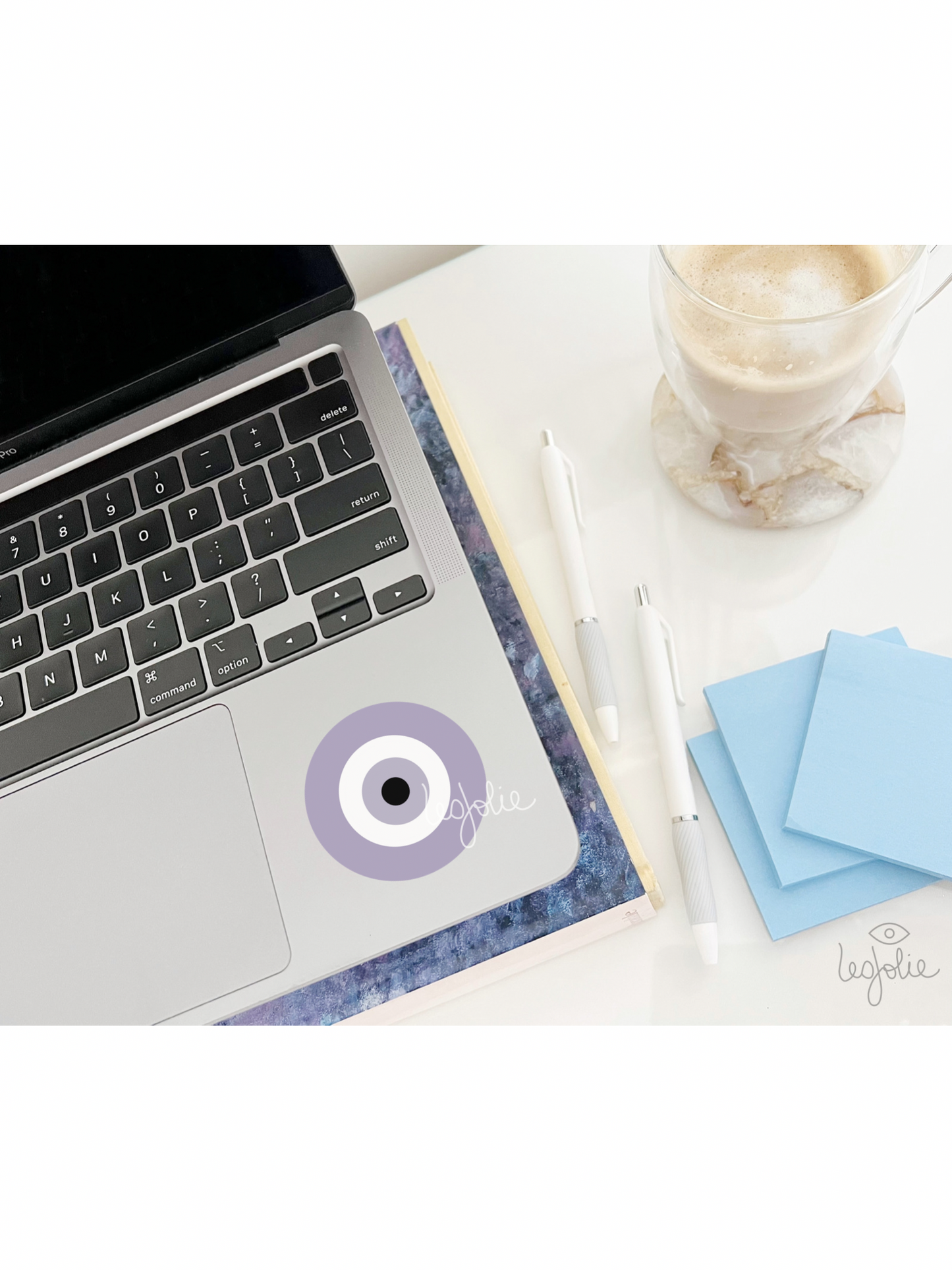 Lilac Protective Eye Sticker